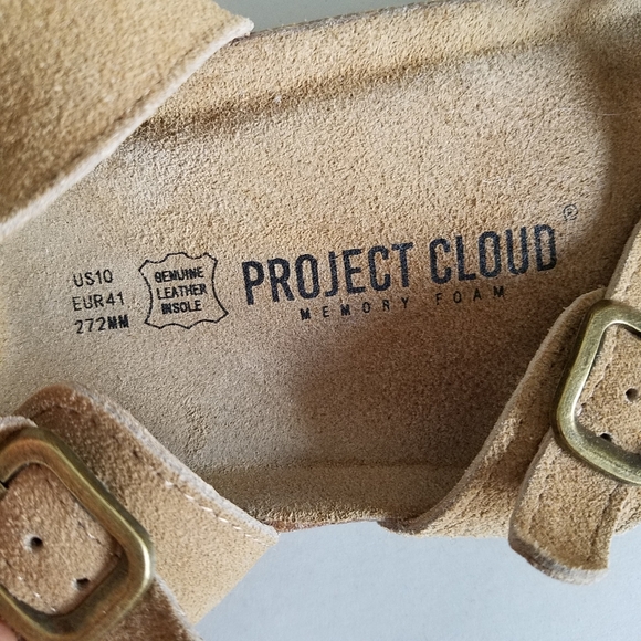 Project Cloud Lian Genuine Leather Memory Foam Sandals Size 10 - Picture 9 of 10